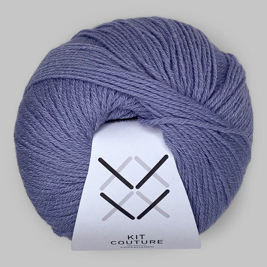 Wool Cotton Violet Blue