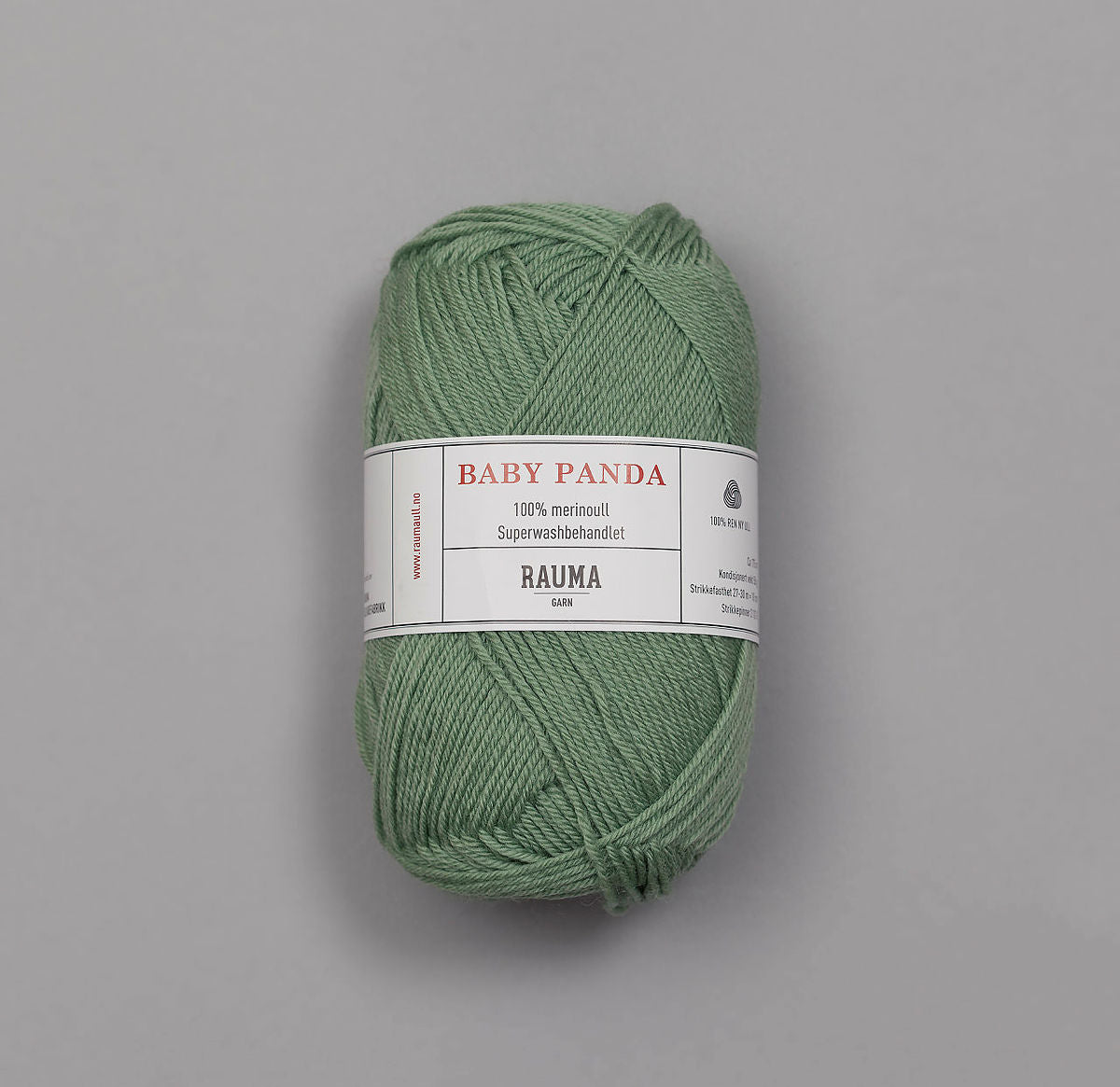 Merino Baby Garn - Lys Gronn