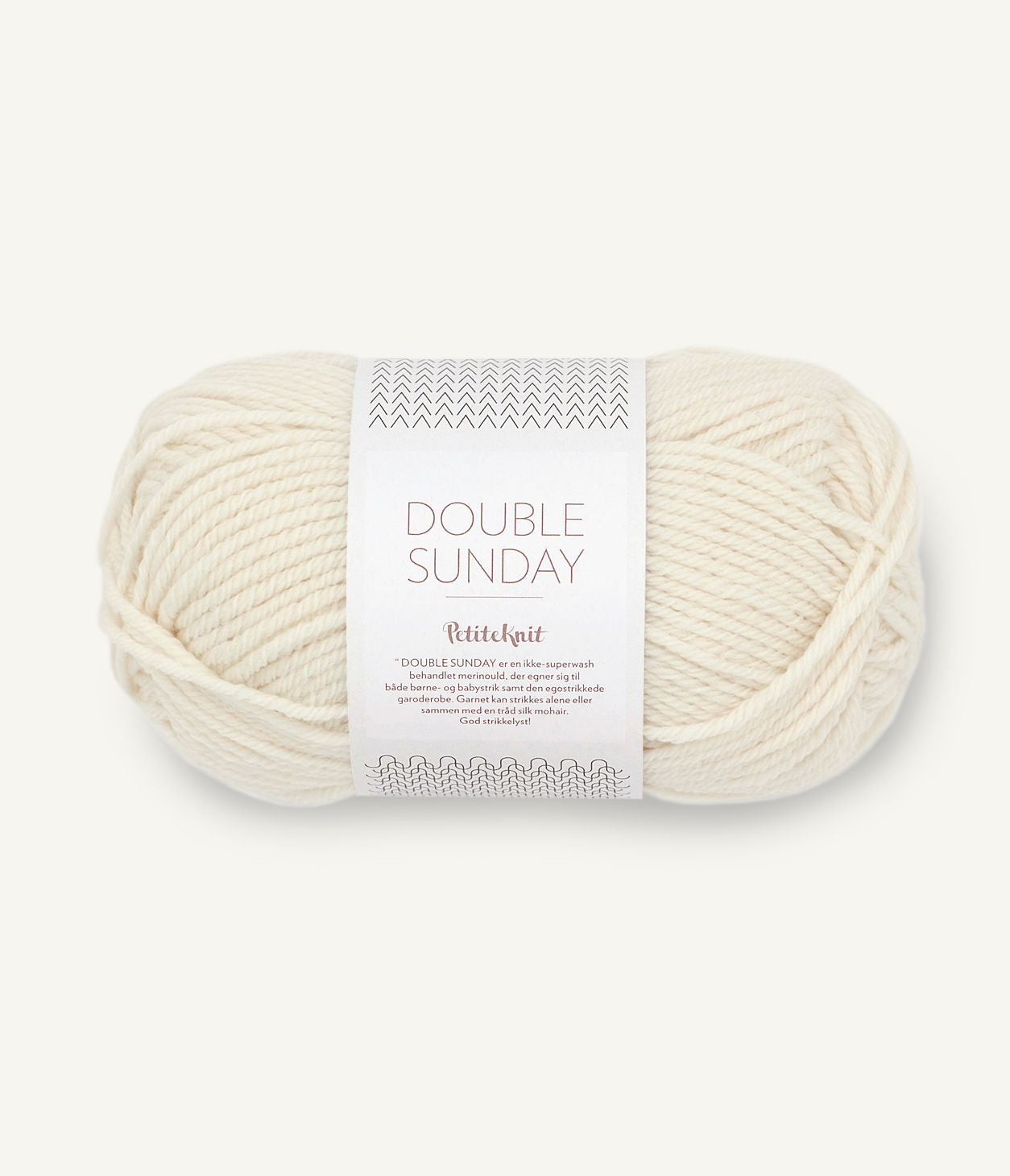 Double SUNDAY PetiteKnit Whipped Cream - 1012