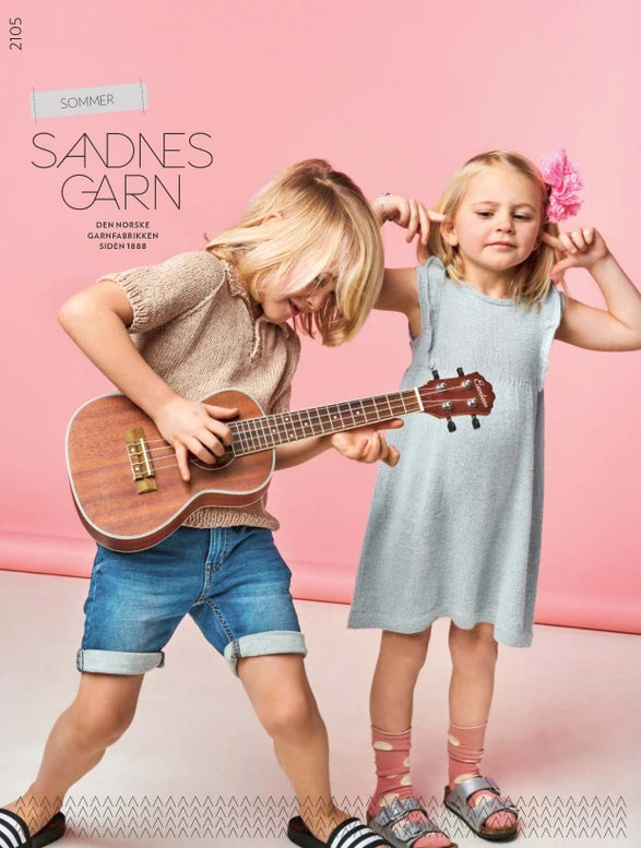 2105 Summer Kids-  Sandnes Garn Knitting Pattern Book