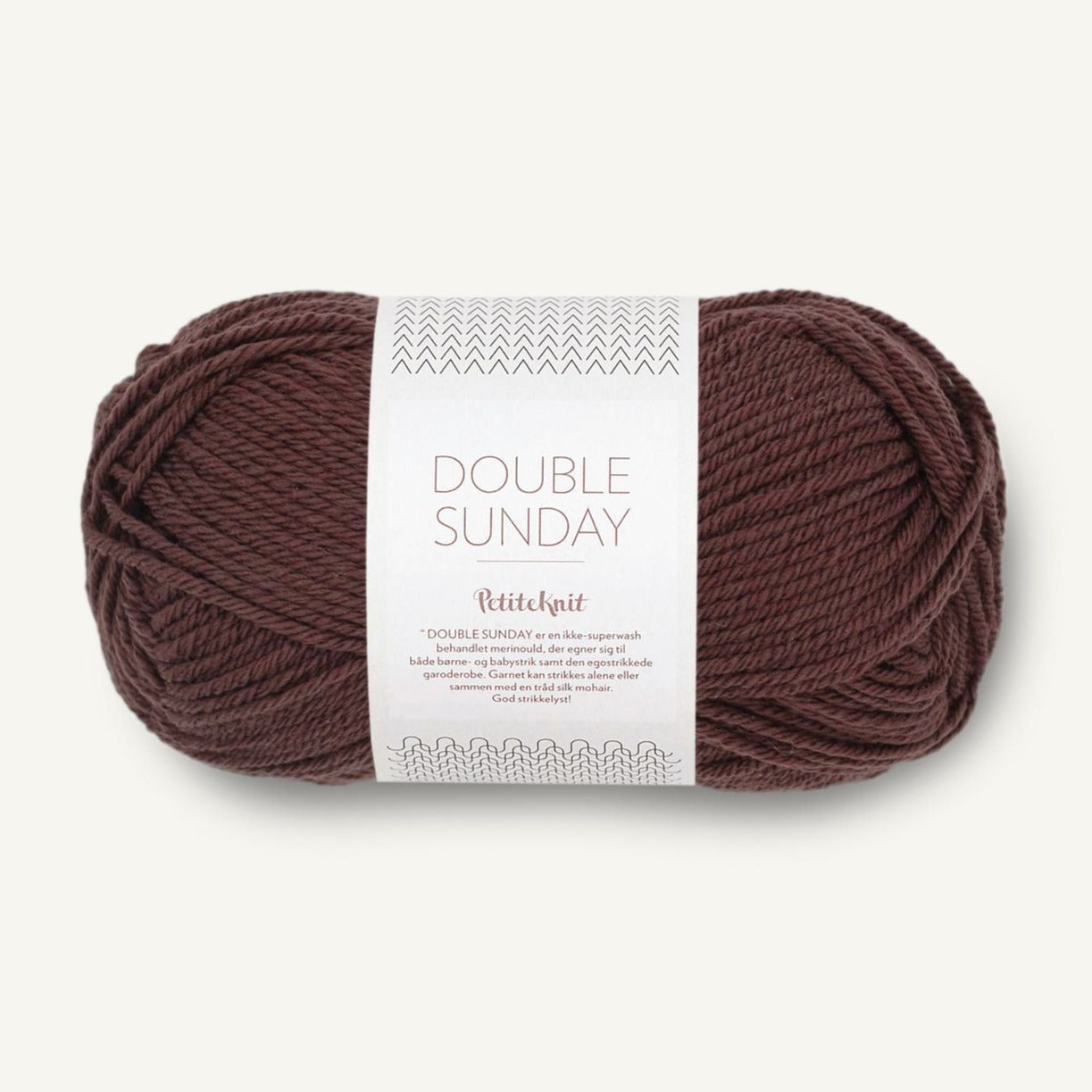 Double SUNDAY PetiteKnit Coffee Bean - 4081