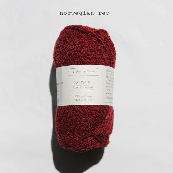 Le Petite Lambswool Norwegian Red